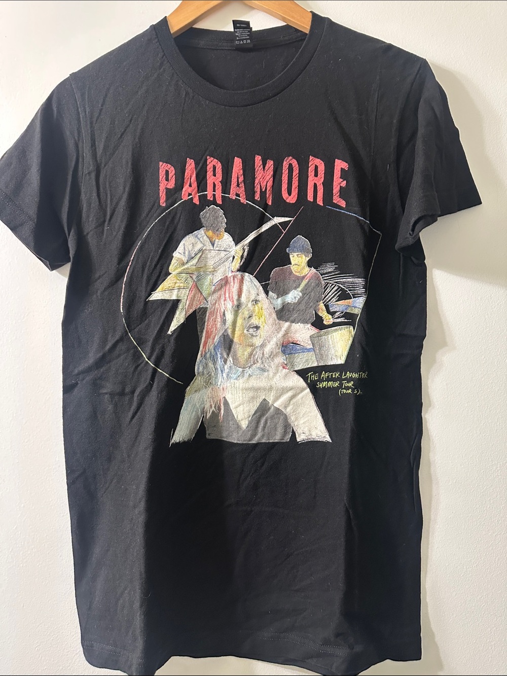 Paramore After Laughter Summer Tour Graphic Band Tshirt